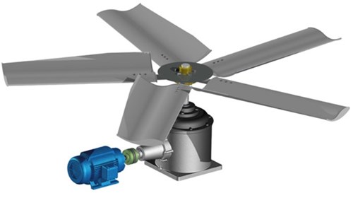 Cooling Tower Gearbox Driven Fan